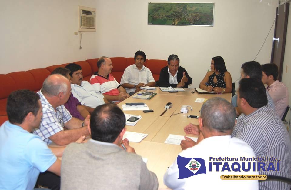 Reunião de secretários municipais de itaquiraí