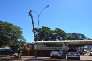 Prefeitura fez a troca das lâmpadas da Av. 13 de maio