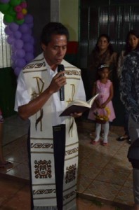 Prefeito participa da inauguração da nova cozinha e do refeitório da CEI São Carlos Borromeo.