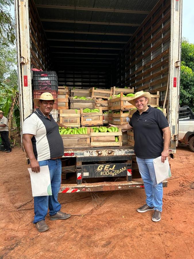 Prefeitura de Itaquiraí mantém apoio ao pequeno produtor e incentiva o cultivo da banana