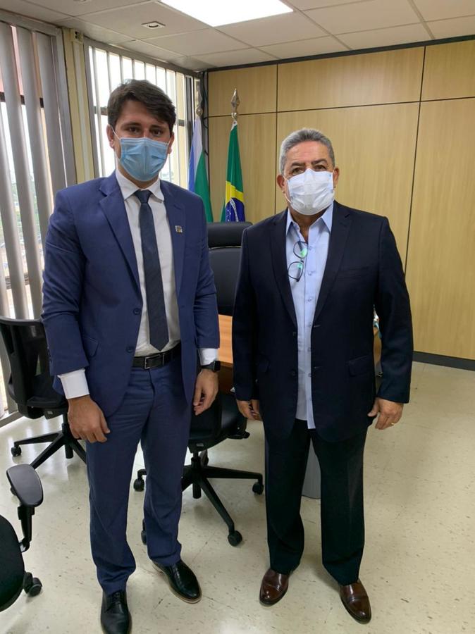 Thalles solicita na ANATER suporte técnico para a agricultura de Itaquiraí