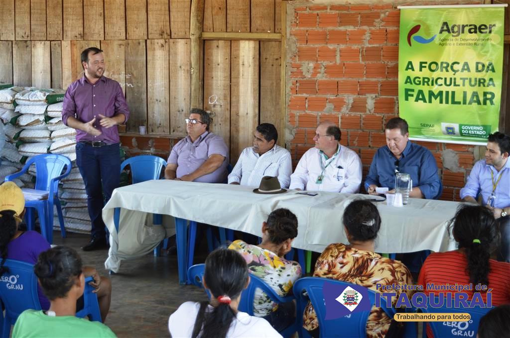 Agraer, Incra e Prefeitura de Itaquiraí entregam CCUs e DAPs a assentados dos P.A.s Itaquiraí e Santo Antônio