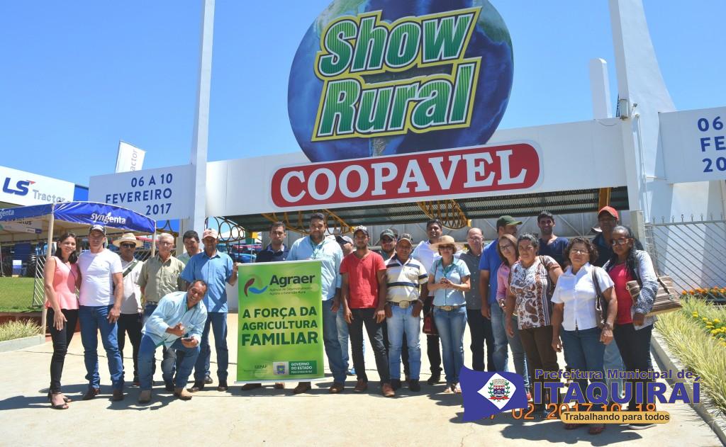 Vice-prefeito Geovane, secretários e produtores rurais de Itaquiraí marcam presença no Show Rural Coopavel