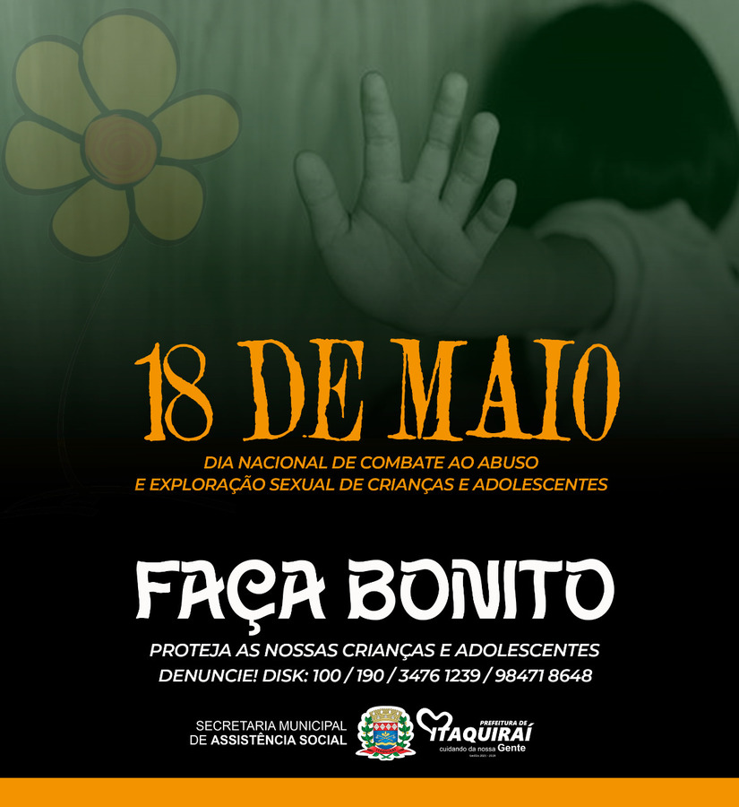 Prefeitura de Itaquiraí dá início a Campanha de Combate à Exploração Sexual de Crianças e Adolescentes