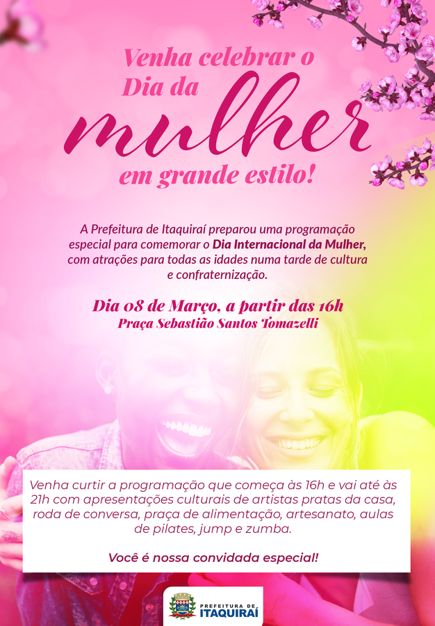 Prefeitura prepara evento em alusão ao Dia Internacional da Mulher