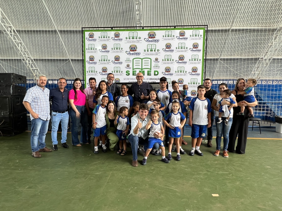 Com mais de 4,3 milhões em investimentos, prefeito Thalles e vice Dr. Bruno, inauguram as novas instalações da Escola Municipal Jardim Primavera, apresentam os novos uniformes escolares e entregam kits pedagógicos para professores