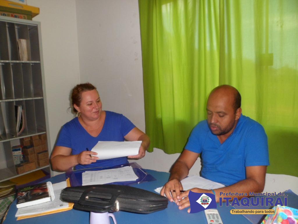 Técnica da SEMED visita unidades escolares