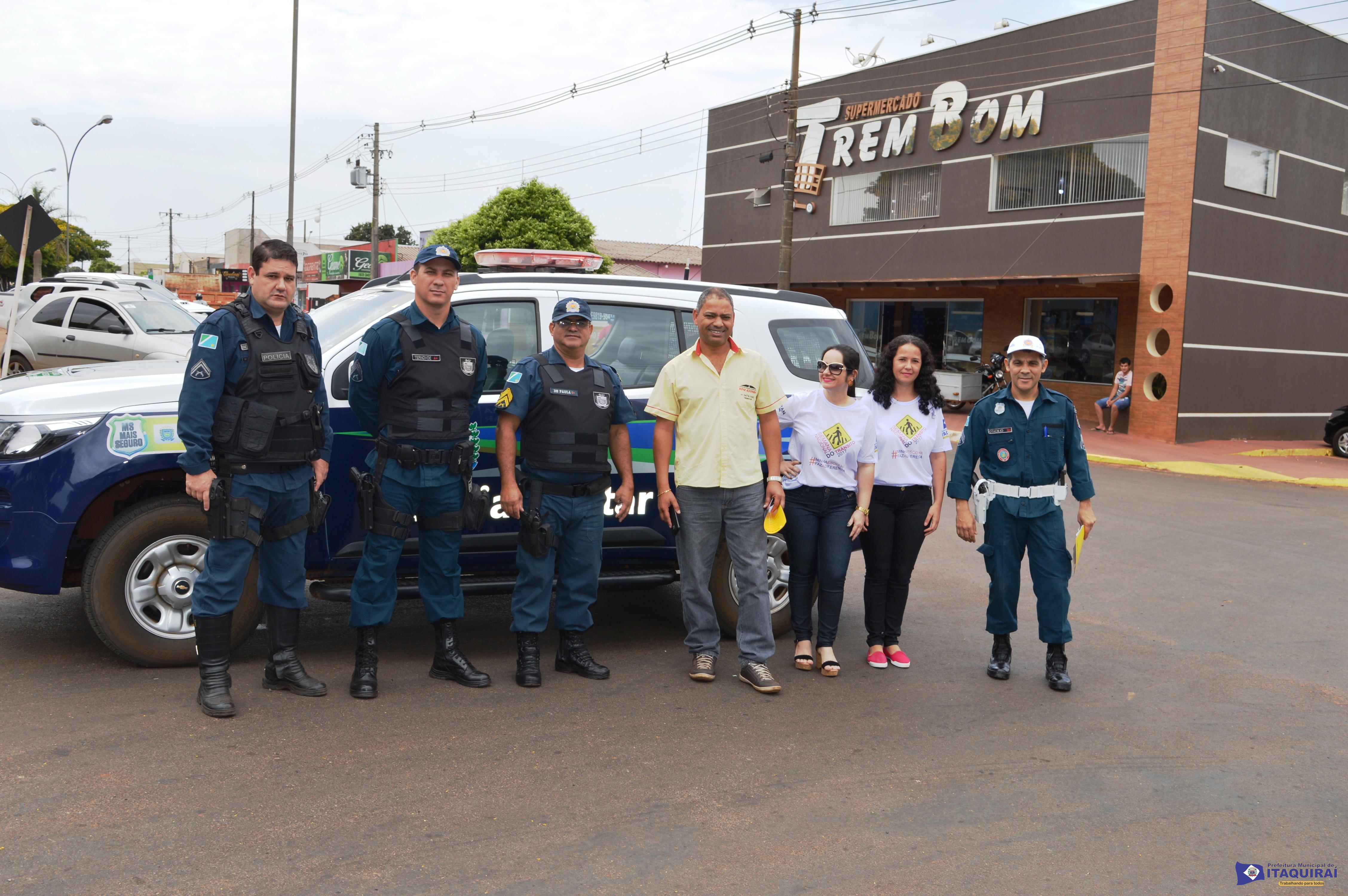 Demutran aponta sucesso da realização da Semana Nacional do Trânsito em Itaquiraí