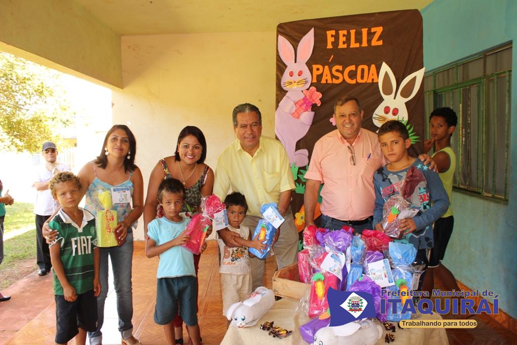 Prefeitura de Itaquiraí promove festa da Páscoa para 100 crianças
