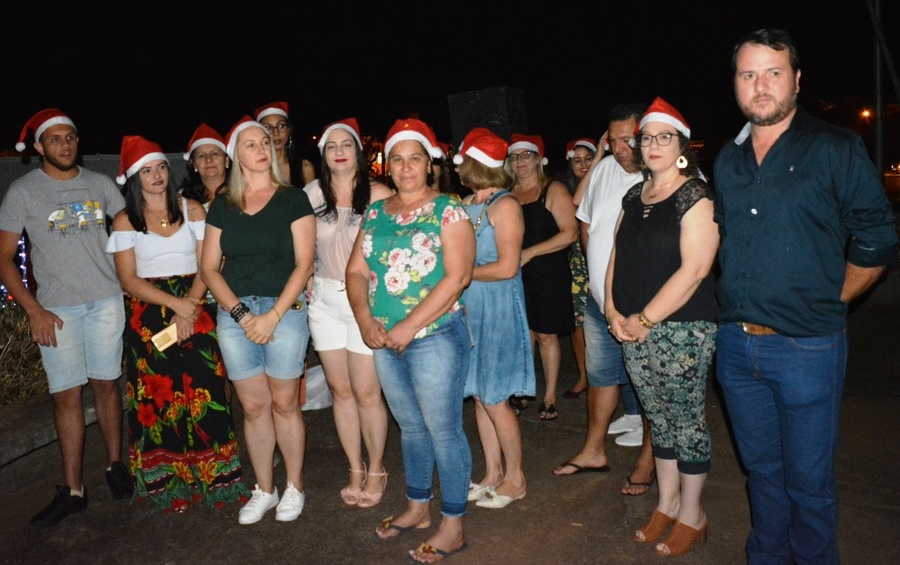 Prefeito Ricardo Fávaro abre o "Natal Iluminado" na praça Santos Tomazelli