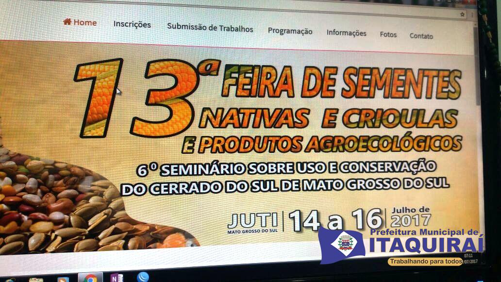 Mulheres produtoras e artesãs representam Itaquiraí na 13ª Feira de Sementes Nativas e Crioulas