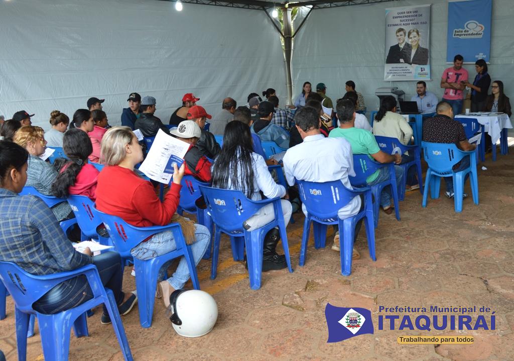 Prefeitura de Itaquiraí abre a Semana do MEI realizando centenas de entrevistas para empregos