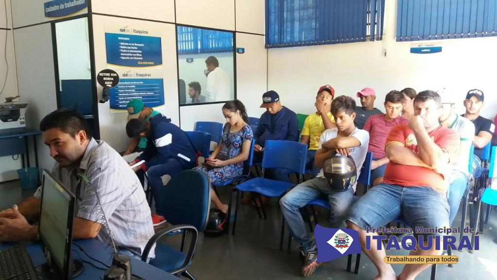 Casa do Trabalhador de Itaquiraí encaminha 40 pessoas ao trabalho através do RH da Frango Bello