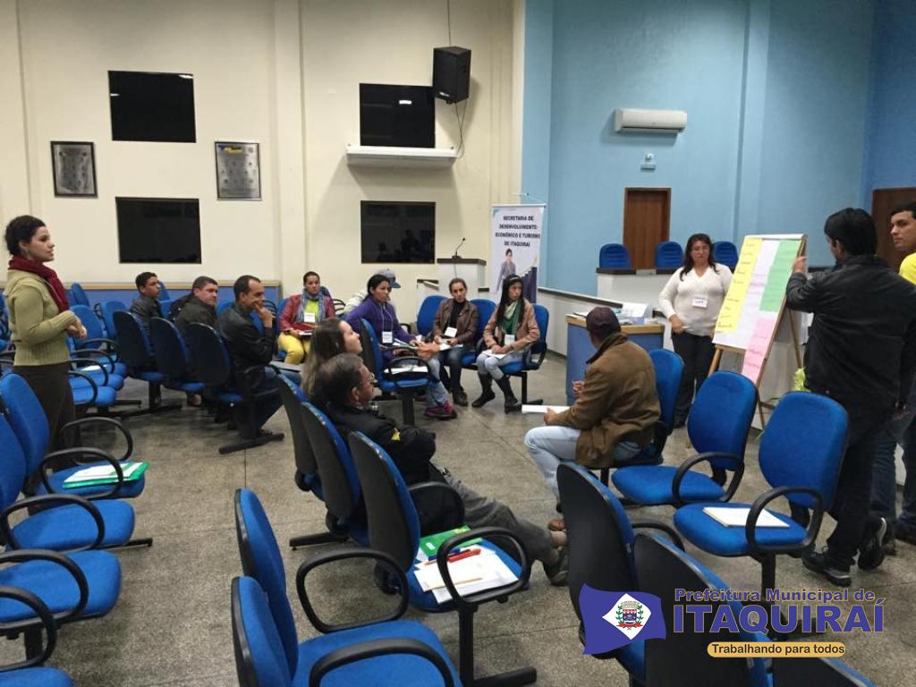 Sebrae e Prefeitura de Itaquiraí realizam oficinas a empreendedores