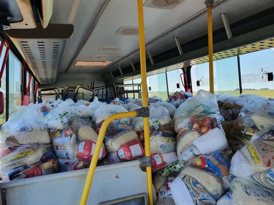 Secretaria de Educação de Itaquiraí entrega mais 600 cestas de alimentos
