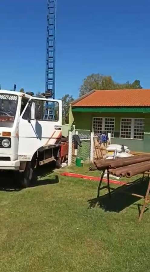 Prefeitura constrói poço artesiano em escola do assentamento Santo Antônio