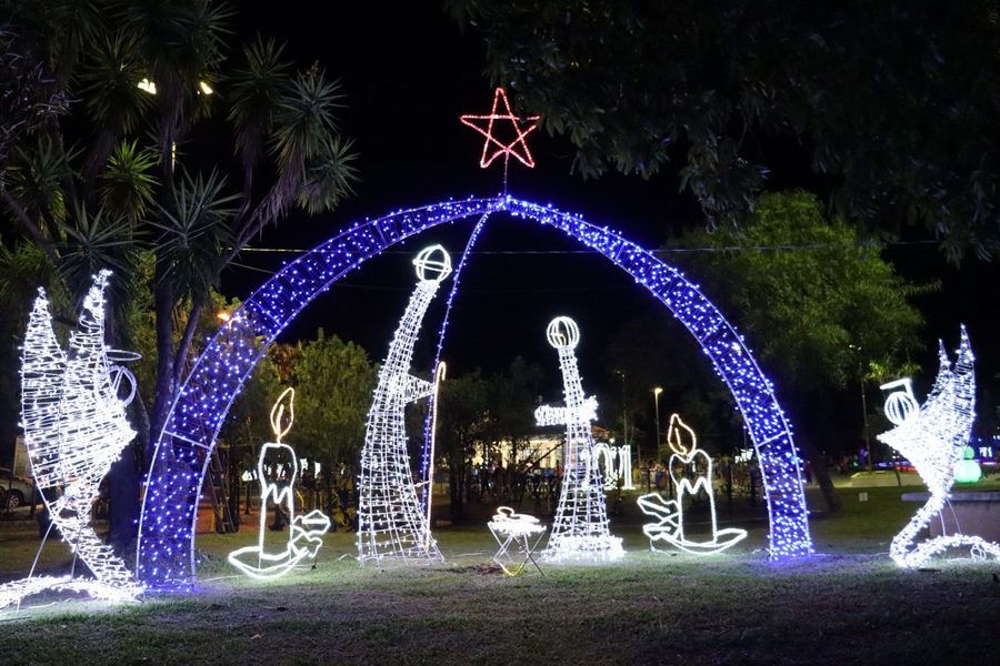 Presépio traz à tona a história do nascimento de Jesus, em uma manjedoura. Foto: Roney Minella
