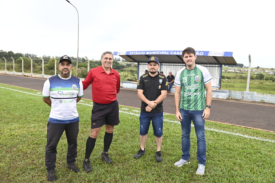 Prefeitura abriu no domingo o Campeonato Municipal de Futebol Suíço