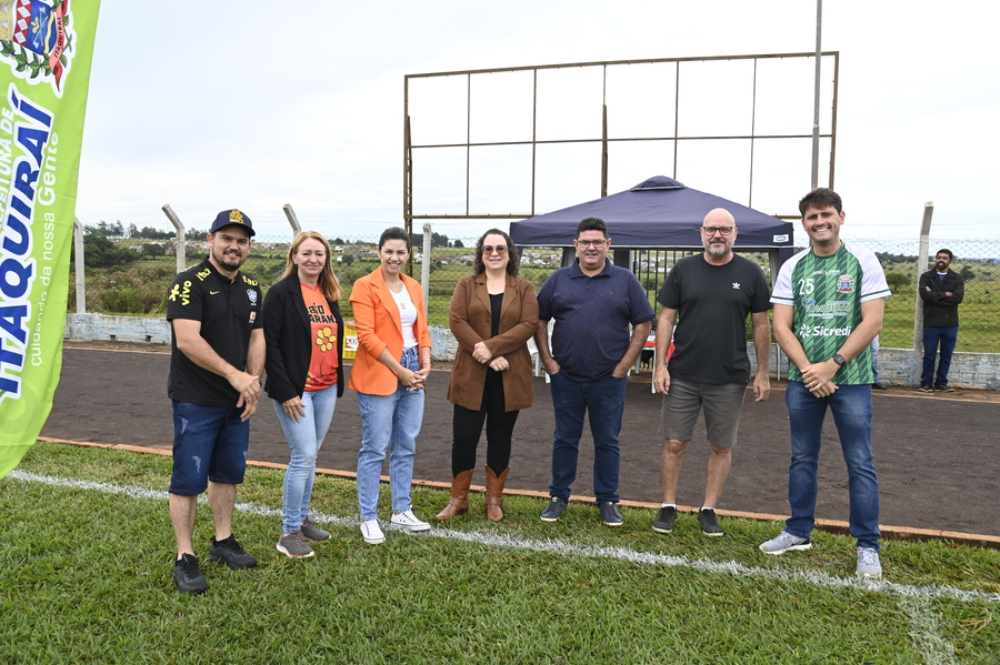 Prefeitura abriu no domingo o Campeonato Municipal de Futebol Suíço