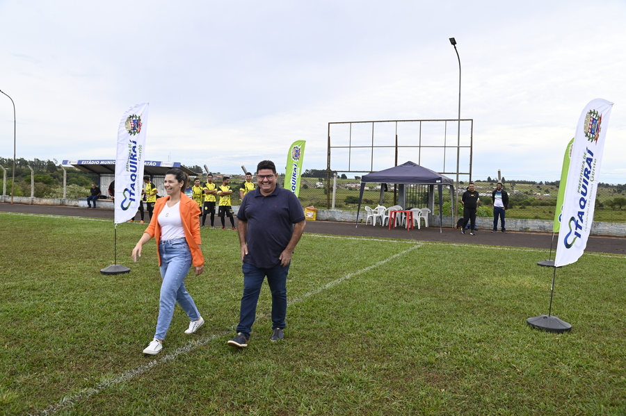 Prefeitura abriu no domingo o Campeonato Municipal de Futebol Suíço