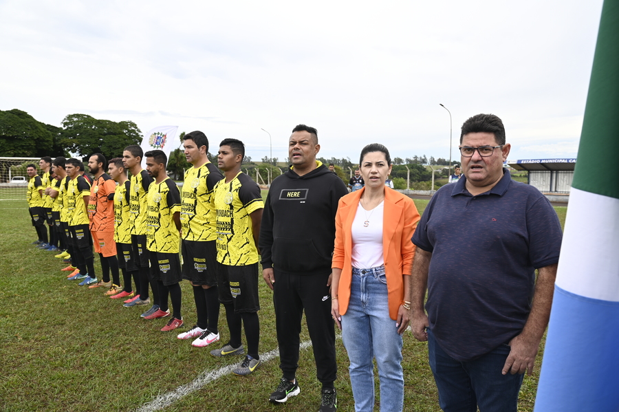 Prefeitura abriu no domingo o Campeonato Municipal de Futebol Suíço