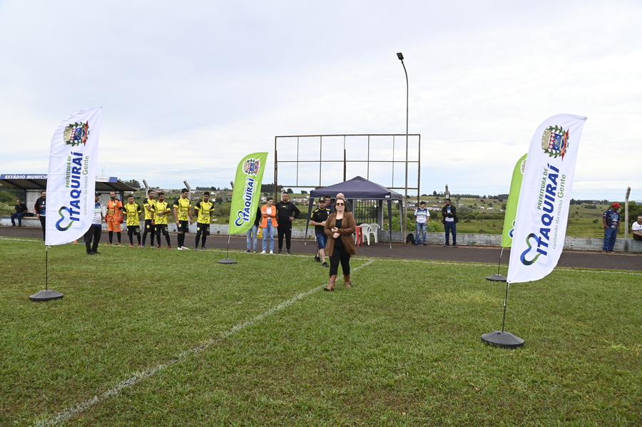 Prefeitura abriu no domingo o Campeonato Municipal de Futebol Suíço