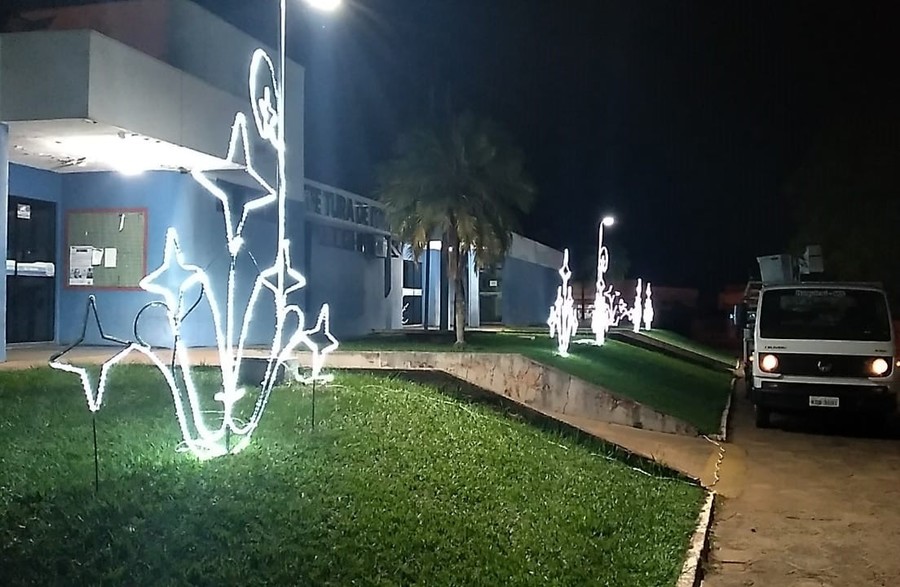 Itaquiraí acende hoje as luzes da decoração de Natal na praça Santos Tomazelli
