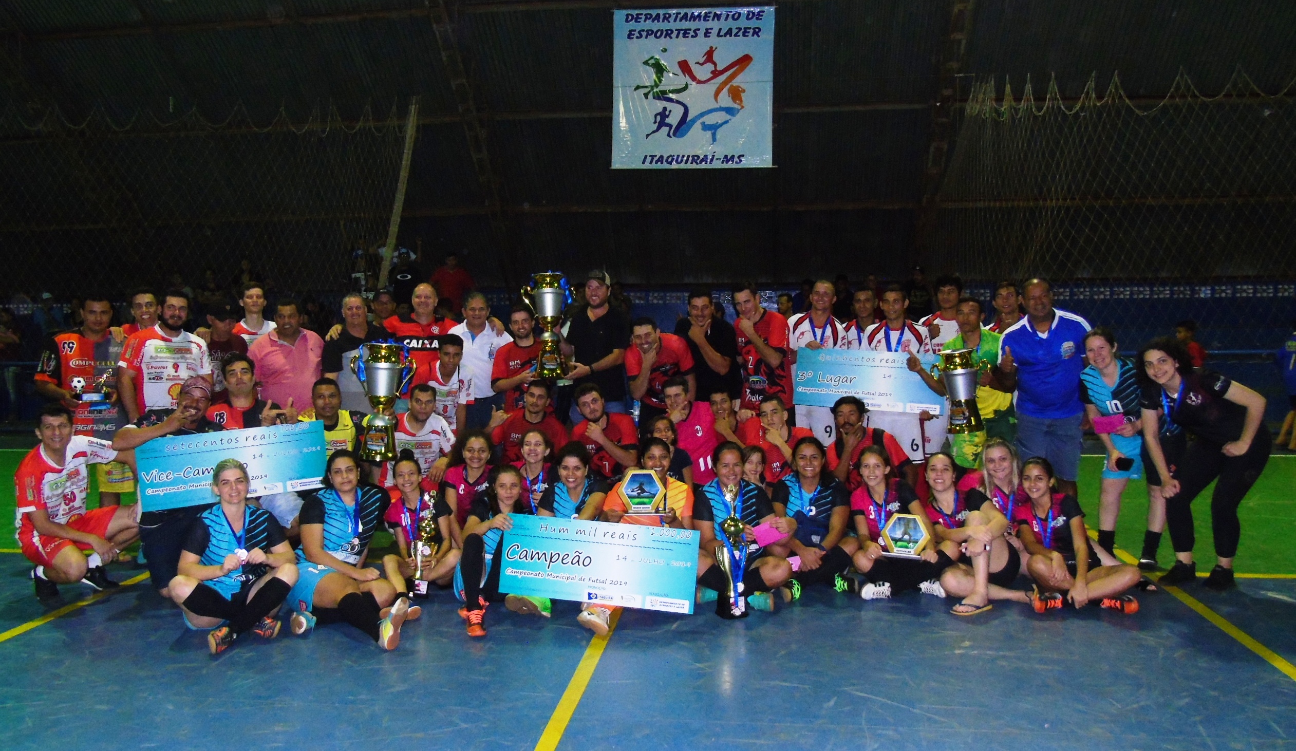 BM Metal vence a Online e leva o título do Campeonato de Futsal 2019 de Itaquiraí