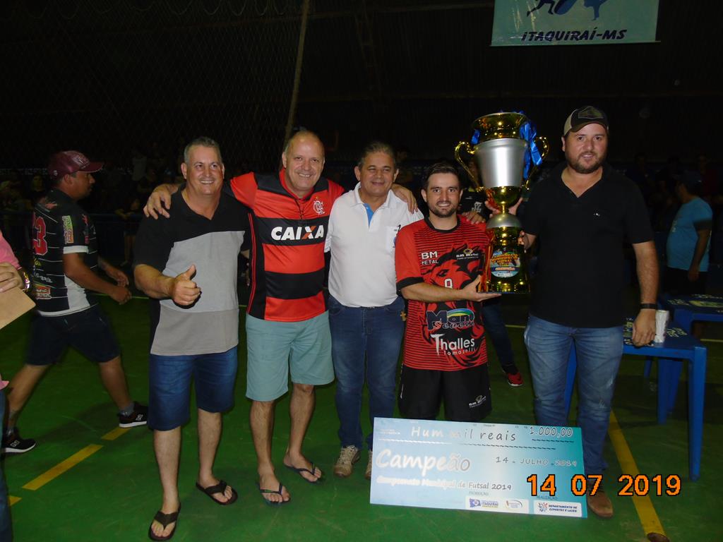 BM Metal vence a Online e leva o título do Campeonato de Futsal 2019 de Itaquiraí
