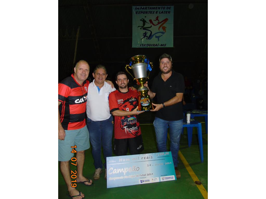 BM Metal vence a Online e leva o título do Campeonato de Futsal 2019 de Itaquiraí