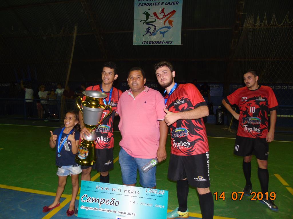 BM Metal vence a Online e leva o título do Campeonato de Futsal 2019 de Itaquiraí
