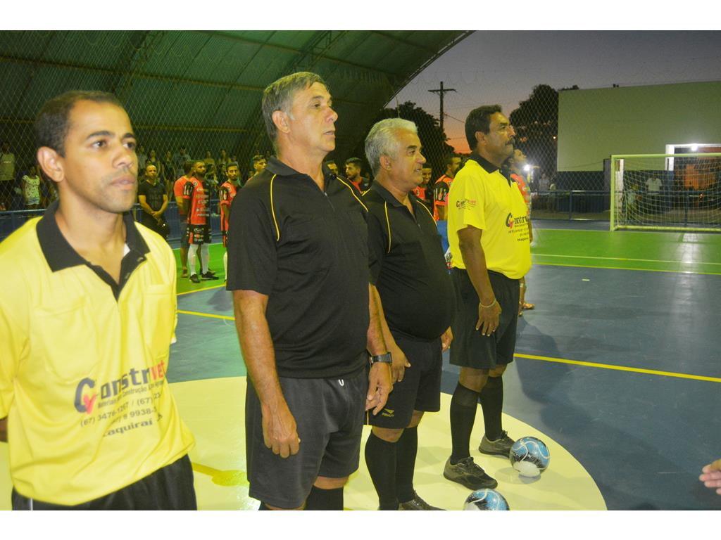 Prefeito Ricardo Fávaro abre o Campeonato Municipal de Futsal 2019