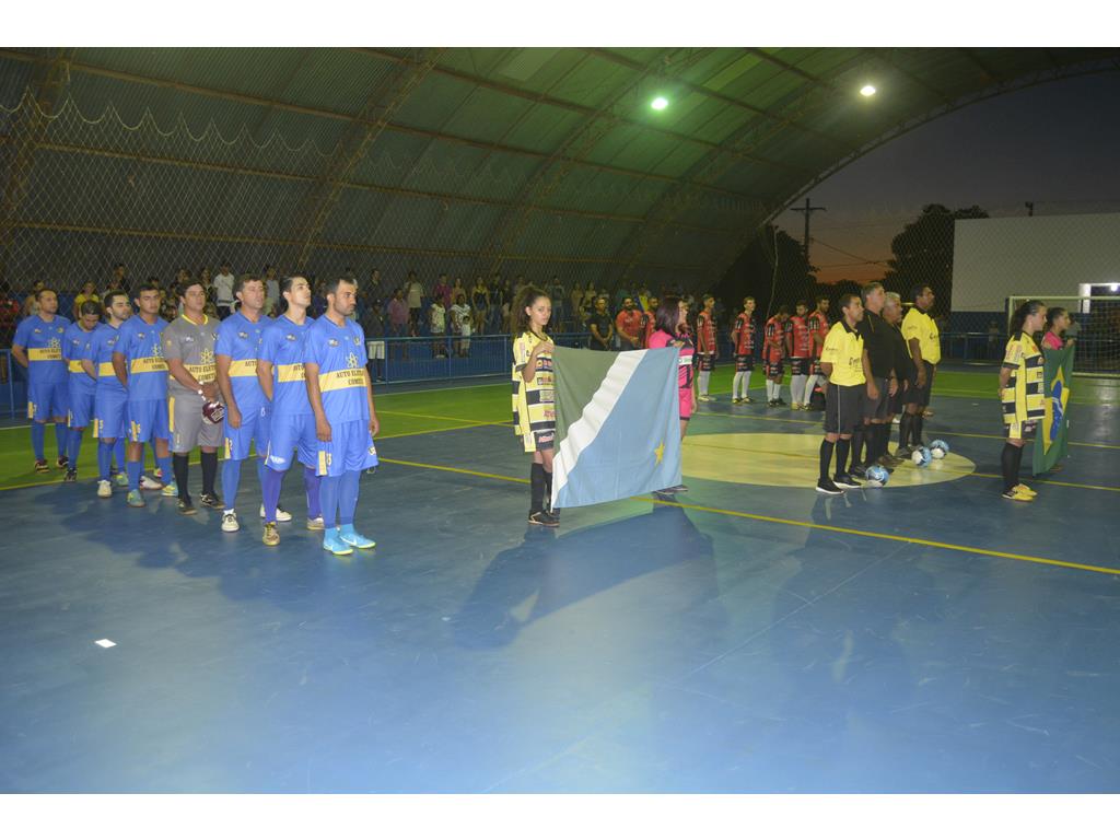 Prefeito Ricardo Fávaro abre o Campeonato Municipal de Futsal 2019