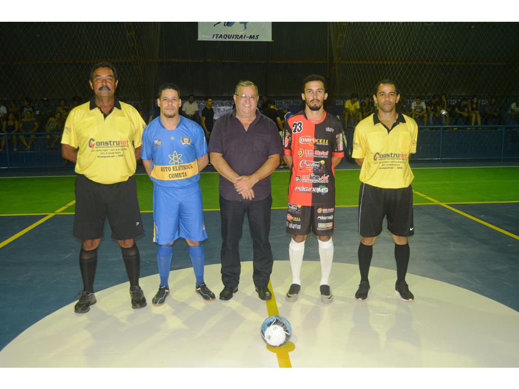 Prefeito Ricardo Fávaro abre o Campeonato Municipal de Futsal 2019