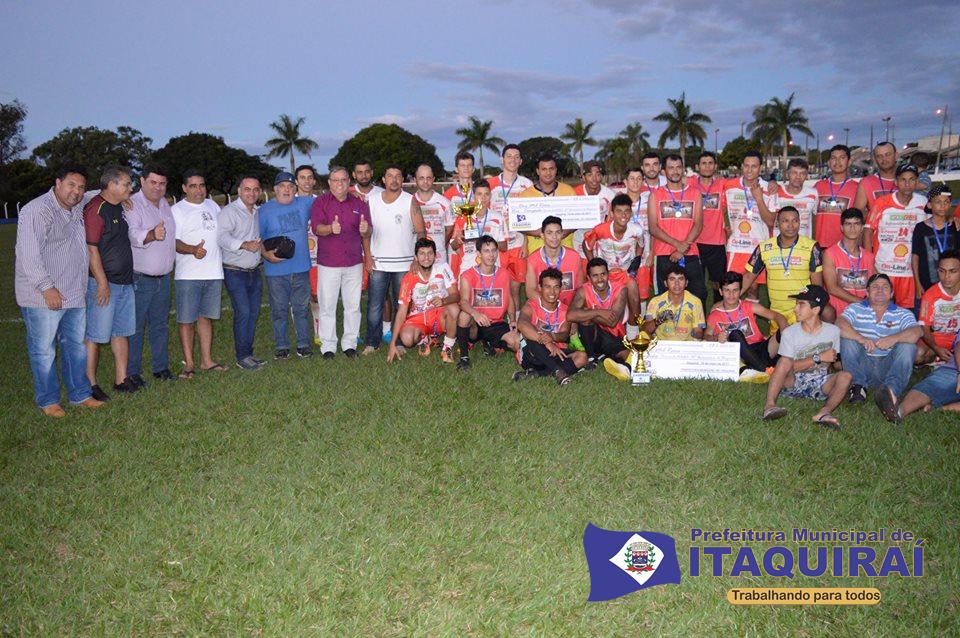 Equipe do Brutus vence a Online Informática e sagra-se campeã do Torneio de Futebol de Campo dos 37 anos de Itaquiraí