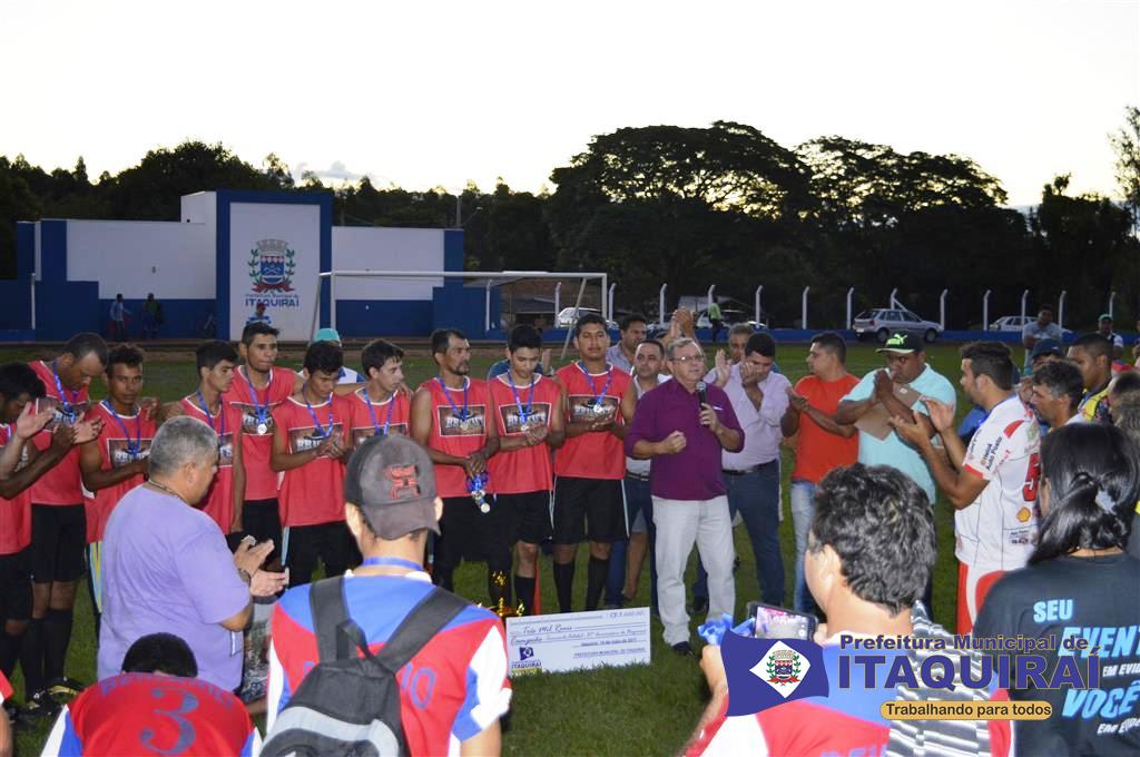 Equipe do Brutus vence a Online Informática e sagra-se campeã do Torneio de Futebol de Campo dos 37 anos de Itaquiraí