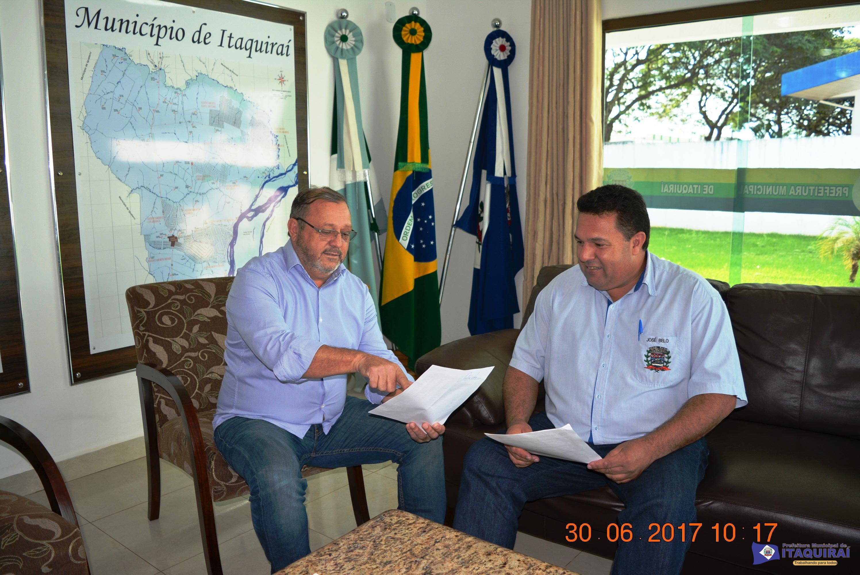 Prefeito Ricardo Fávaro e José Belo anunciam que pagamento dos servidores do mês de junho já está liberado