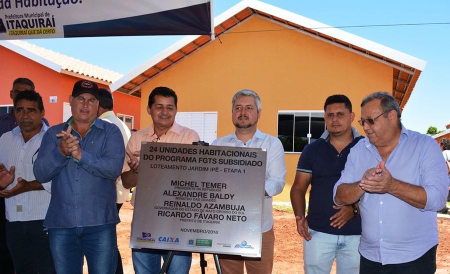 Governo de Itaquiraí já entregou 354 casas populares e programou o início de mais 81