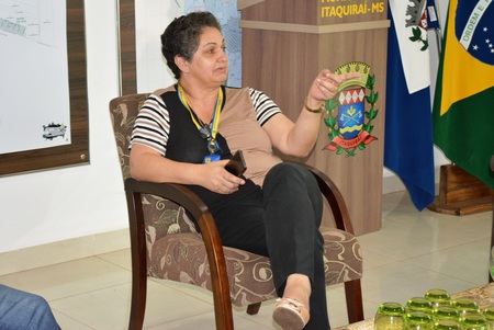 Áurea Cerezine, nova gerente do Banco do Brasil quer dar nova dinâmica a agência. Fotos: Roney Minella