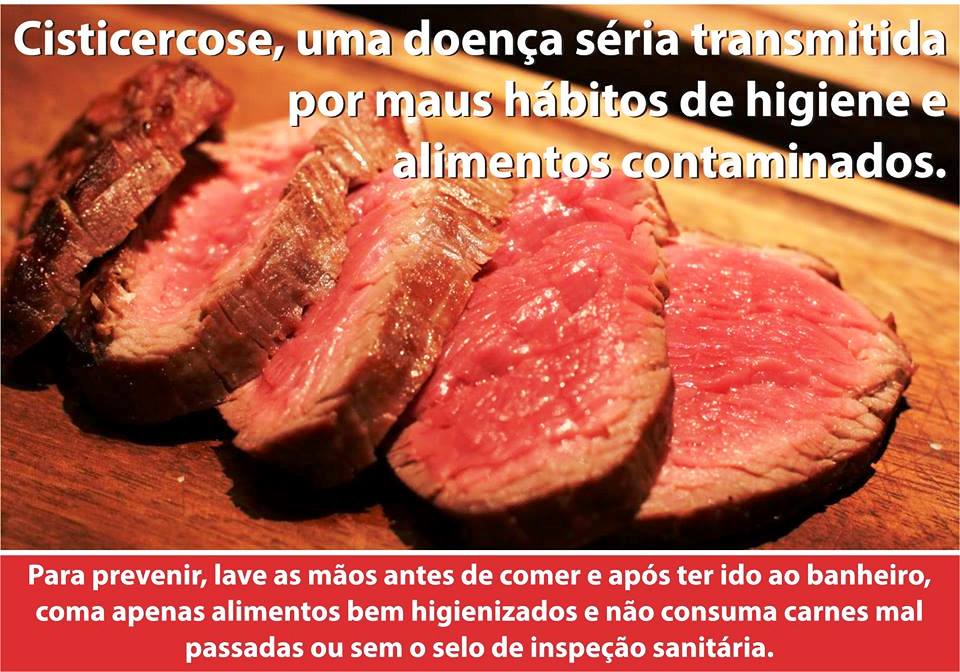 Visa de Itaquiraí faz alerta sobre consumo de produtos de origem animal para evitar cisticercose