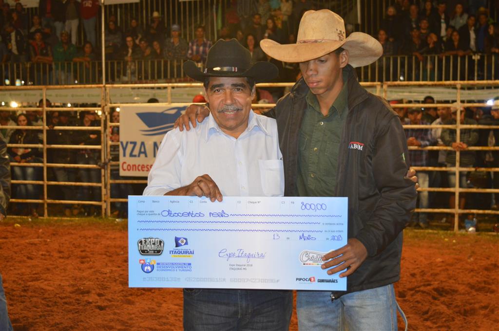 Cowboys de Itaquiraí levam os quatro primeiros prêmios do rodeio disputado na Expô Itaquiraí 2018