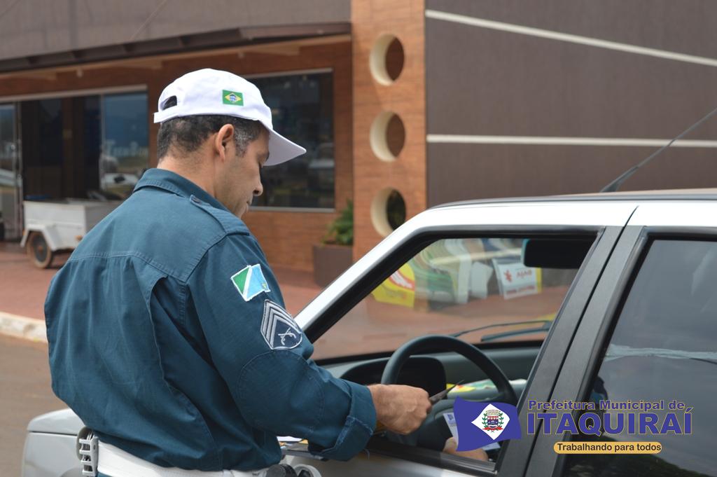 Demutran aponta sucesso da realização da Semana Nacional do Trânsito em Itaquiraí