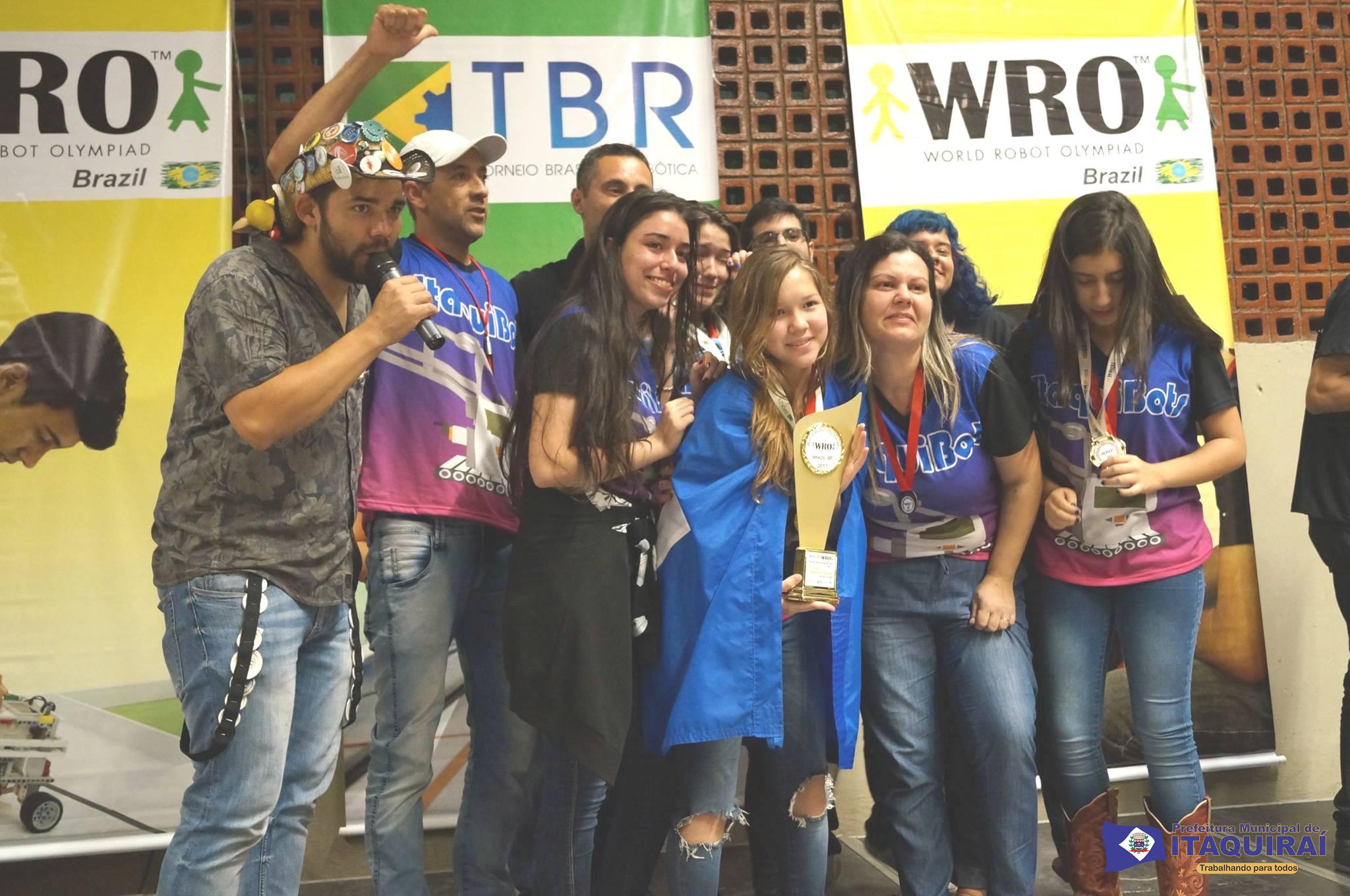 Itaquibots de Itaquiraí sagra-se campeã Nacional da Olimpíada Mundial de Robótica no Rio de Janeiro