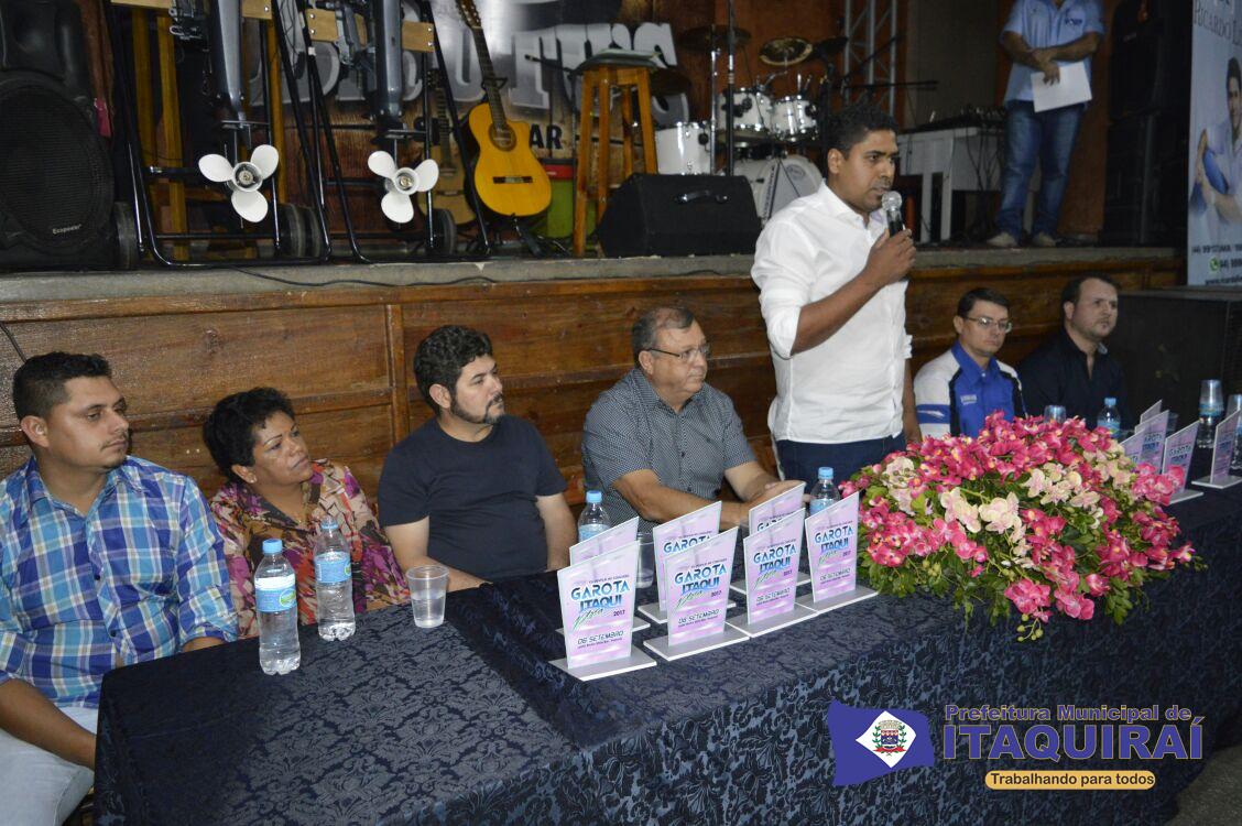 Camila Leonel é eleita Garota Itaquipesca 2017; Prefeito Ricardo faz lançamento oficial da 14ª Itaquipesca e