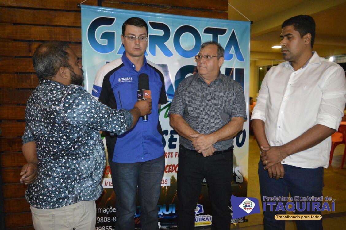 Camila Leonel é eleita Garota Itaquipesca 2017; Prefeito Ricardo faz lançamento oficial da 14ª Itaquipesca e