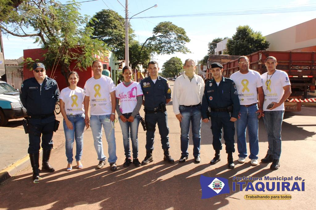 Prefeitura de Itaquiraí desenvolveu com sucesso a campanha Maio Amarelo