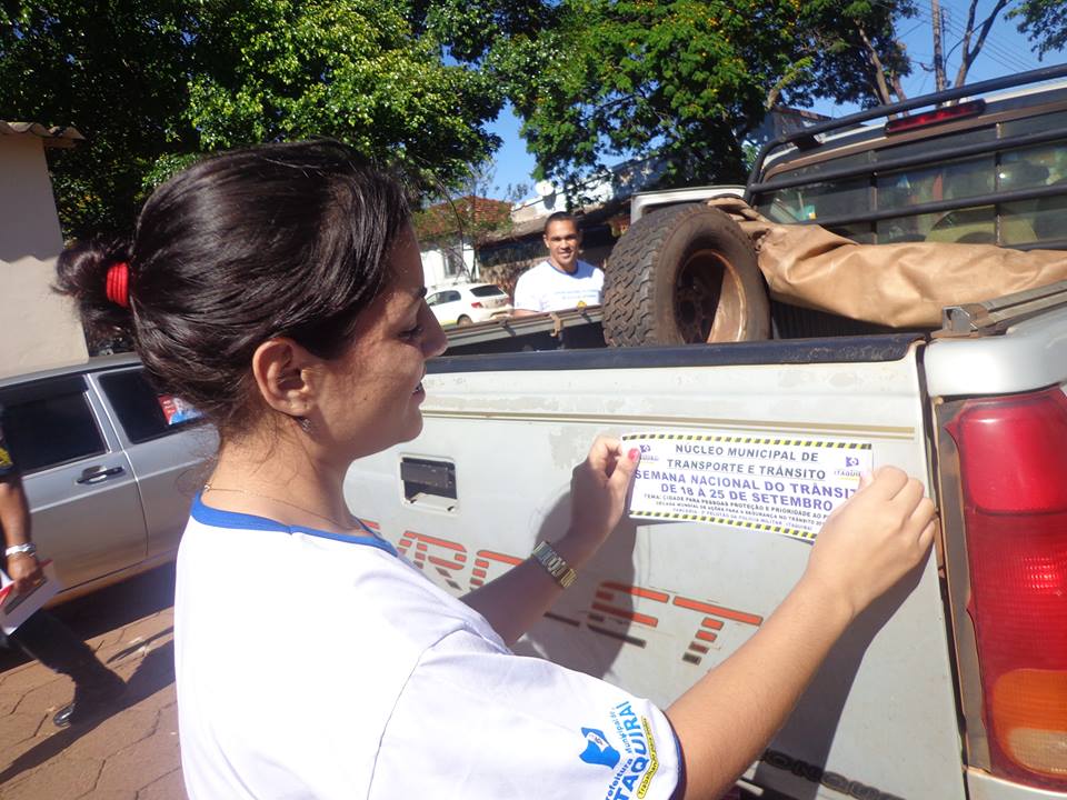 Itaquiraí realiza Semana Nacional do Trânsito com blitz, palestras e atividades educativas