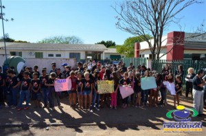 Proerd de Itaquiraí faz passeata anti drogas