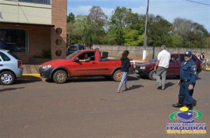 Município de Itaquiraí e Policia Militar realizaram Blitz Educativa de Trânsito