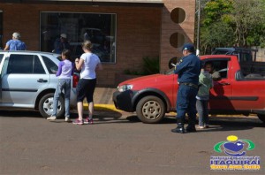 Município de Itaquiraí e Policia Militar realizaram Blitz Educativa de Trânsito